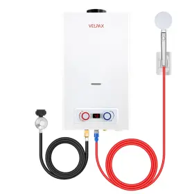 81891 Velpax 717974033506 Propane Water Heater 4.2 Gpm 16l Outdoor Portable Tankless