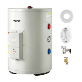 1600w Vevor 197988180234 12 Gallon Electric Water Heater Point Of Use 120v Led Gray