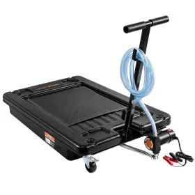 Vevor 840349905044 17 Gal. Oil Drain Pan With 180 Watt Electric Pump Low Profile