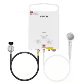 Bxsrqrsqmb6lqq3sz Vevor Portable Propane Water Heater 6l Tankless With Accessory Regulator For Rv