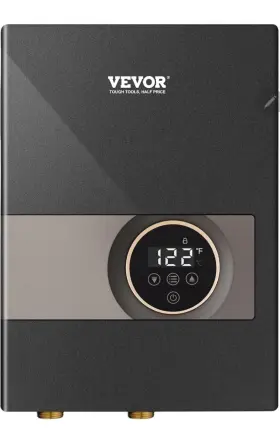 Jrsrs138kwledj8z0 Vevor Electric Hot Tankless Water Heater Shower Instant Boiler Bathroom 13.8kw Diy