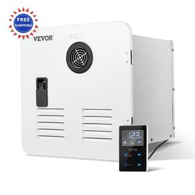 Vevor Tmrvq-05010242 Tankless Water Heater 15 Inch Rv Instant Shower Remote Controller 42000btu