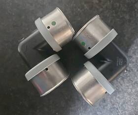 Viega 49280 Lot Of 2 1-1/2 Inch Pex Press Polymer 90 Degree Elbow Pureflow New