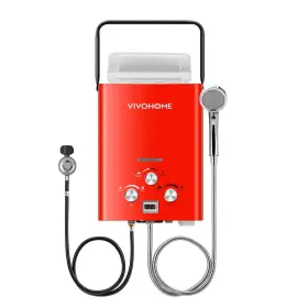 Vh732us Vivohome Portable 1.6gmp 6l Propane Gas Tankless Water Heater Digital Display Rv Camping