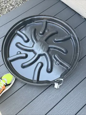 Vp27r-p Vizco Us Dry Lift Wh Pan 27 Inch With Pvc Adapter