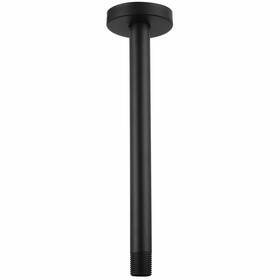Voolan Vl-1044-12bl Shower Arm With Flange Ceiling Mounted Fixed Pipe Bathroom St