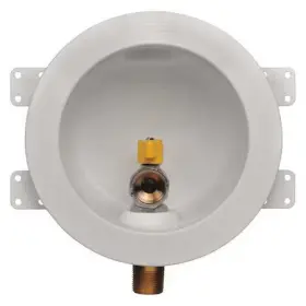87862 Water-tite Gas Outlet Box Round 1/2 Inch Female Valve Csst