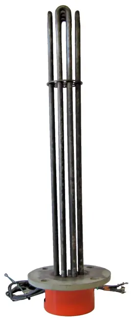 7-21-123-2 Watlow Heater 24 Inch Heating Element Tank 12 000 Watts 480v 3 Phase Kw