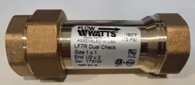 Lf7ru2-2 Watts 0072205 Water Technologies 72205 Lf7ru22 1 Dual Check Valve Fip Lf