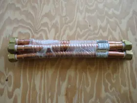 Ff15rp Watts 042805253373 Copper Corrugated Water Heater Connector 3/4 Inch Fip X 15 Lot Of 4