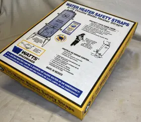 Watts 090417100806 Double Hot Water Heater Safety Straps Spacemaker E-75 75 Gallon