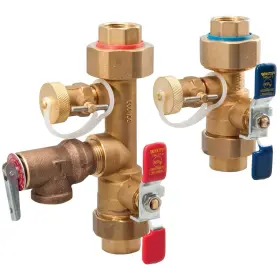 Watts 098268454789 Lead-free 3/4 In Tankless Water Heater Valve Set Lftwh-ut-hcn-rv