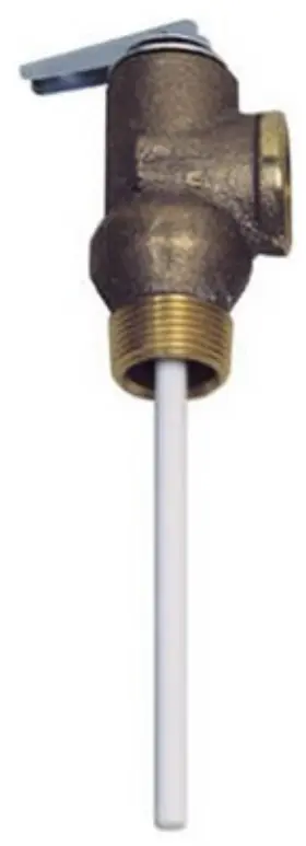 100xl8-150 Watts Brass & Tubular 100xl8-150/210 Water Heater Temperature And Pressure Relief Valve 8- Inch Thermostat 3/4- 3/4 10