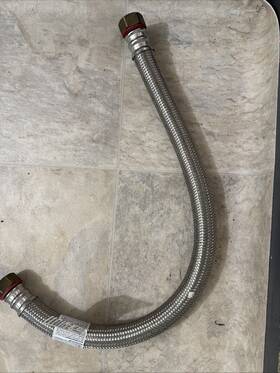 Watts Ffss24-r 24 Inch X 3/4 Fip Stainless Steel Flexible Water Heater Connector