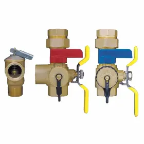 Webstone 018394494435 Tankless Water Heater Service Valve In Brass 150 Psi Max. Op Pre