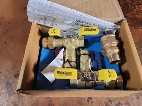 Rtg20220ab Webstone Tankless Water Heater Service Valve Kit 1-pk 3/4 Inch Rheem