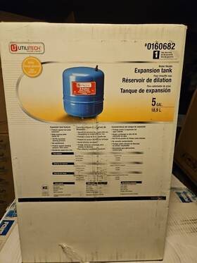 Well Saver 160682 Utilitech Water Heater Expansion Tank 5 Gallon #0160682 Brand New