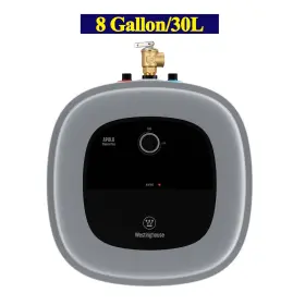 Westinghouse 850074317111 Electric Hot Water Heater Mini-tank 8 Gal./30l For Rv Under Sink