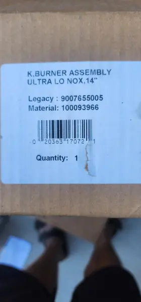 100093966 Whirlpool/ Ao Smith 14 Inch Uln K Burner Assembly 30 Or 40gal. Water Heater