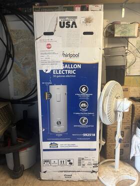 Whirlpool E50h6-45 50-gallon Electric Water Heater Tall 60 1/2 Inches