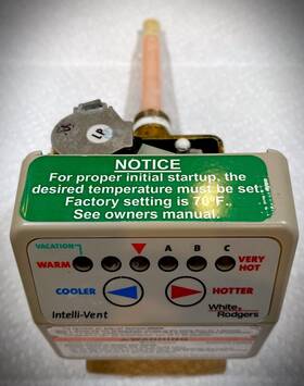 White-rodgers 37e74a-303 Water Heater Lp Gas Valve Controller - 184960-001
