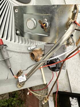 White Rodgers A332 Bradford Water Heater Control Valve Thermostat Ignitor Silver