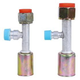 Wisepick Ac.120.367 Ac.120.370 Air Conditioning Ac Fitting Set #8 And #10 Female Oring Beadlock Aluminium St