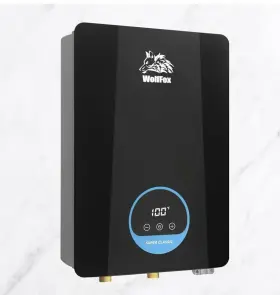 V7a-140 Wolf Fox Wolffox Tankless Water Heater 14kw 240v-60hz On Demand Electric