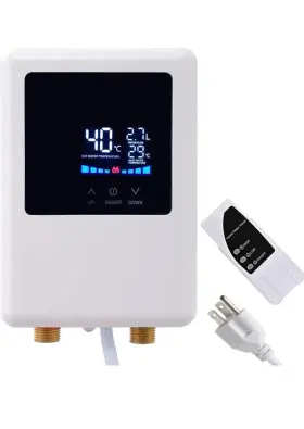 6675twh-3000-110 Wqv 110v Electric Tankless Water Heater 3000w Instant Hot With Remote