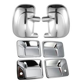 X Autohaux F23112400ux0139 Automotive Exterior Door Handle Covers Rearview Mirror Cover Compa