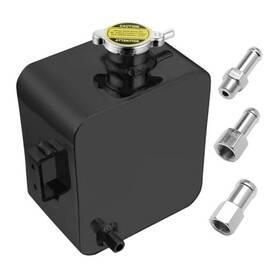 Xuzhong Wb-1002-bk 2.5l Universal Water Coolant Expansion Tank Aluminum Alloy Black