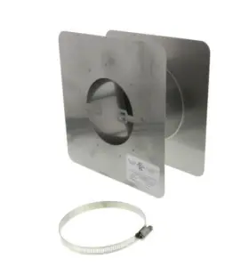 2svswtef04 Z-flex Extended Thick Wall Z-vent 4 Inch Thimble Stainless Venting