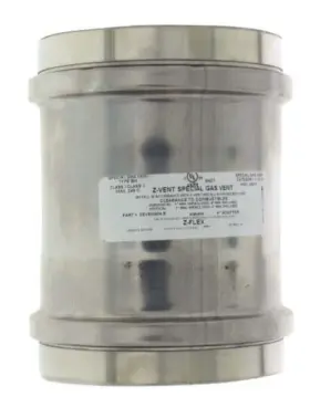 Z-flex-z-vent-2svsna04.5 Z-flex Z-vent 4 Inch Universal Adaptor Takagi Paloma Rheem Noritz 2svsna04.5