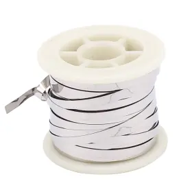Zaplyte 602451405559 7.5m 24.6ft 0.2x4mm Nichrome Flat Heater Wire For Heating Elements