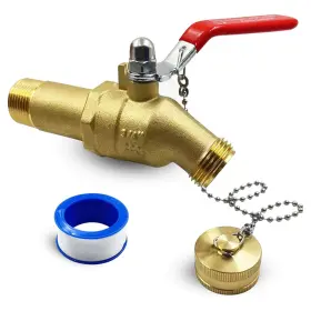Zgtools 730265392366 Upgrade Water Heater Drain/flush Ball Valve Kit 1.99 X 7 4 Inches White