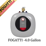 Fogatti 4GAL Electric Mini Tank Water Heater Instant Hot -certified Refurbished. Price: $88.99.