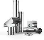 3" Stainless Steel Vent Pipe Kit With Termination Hood For Tankless Water Heater New. Price: $416.99.