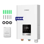 Orbek 14KW 3.38 Gpm Tankless Water Heater Electric On Demand Instant Hot New. Price: $204.99.