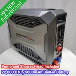 22,000 Btu Portable Water Heater Propane Gas With Shower Head For Camping Excellent. Price: $332.99.