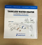 Easyflex - Tankless Water Heater Connectionkit With Fip Service Valves, Pr Open. Price: $79.99.