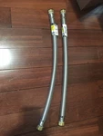 Pair Apollo 3/4" Fxf Npt 24" Stainless Steel Water Heater Connector WHBS34F24 New. Price: $25.00.