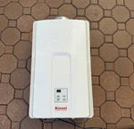 Rinnai V65IP Indoor Tankless Water Heater Propane Used. Price: $595.00.