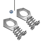 Sumjig 2 Pcs Rv Water Heater Cam Lock, 1.5" Stainless Steel Rustproof Silver New. Price: $11.14.