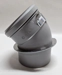Duravent Polypro 4PPS-E45L Degree Elbow Pipe Open. Price: $20.00.