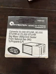 F260163 Mr. Heater Natural Gas To Propane Conversion Kit 50,000 80,000, 125,000 Open. Price: $47.12.