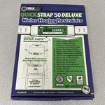 New Holdrite Quickstrap Qs 50-D Water Heater Restraints Rated Up To 80 Gallon Open. Price: $24.95.