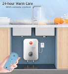 Electric Tankless Water Heater, Fvstr 7.5W On Demand Instant Hot 24 New. Price: $64.41.
