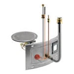 New Rheem AM40277-1 Water Heater Burner Assembly Used. Price: $90.00.