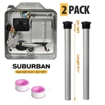 2-PACK Magnesium Anode Rod For Rv Water Heater + Ptfe Tape Suburban New. Price: $19.99.