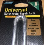 Camco 02343 4500W 240V Hwd Screw-in Water Heater Element High Watt Density Nos New. Price: $7.99.